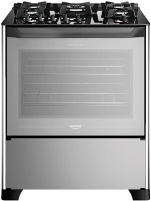 Fogão 5 bocas Dako Magister Style com Mesa de Vidro e Tripla Chama - Bivolt
