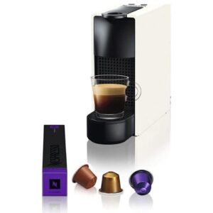 Nespresso Essenza Mini Cafeteira 110V, máquina de café Espresso compacta para casa, máquina de cápsula / cápsula elétrica automática (branca)