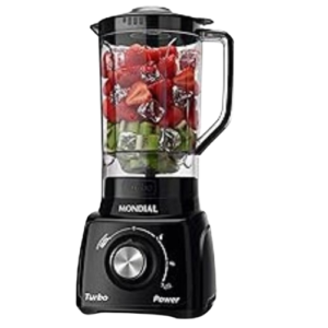 Liquidificador Mondial, Turbo Power 550W, 220V, Preto, 2,2 L - L-99 FB