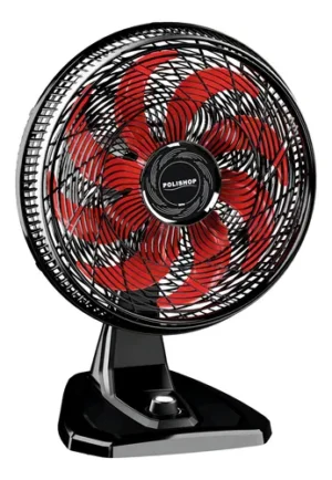 Ventilador 2 em 1 Mesa e Parede 180W 40 cm 8 Pás Potente Silencioso 3 Velocidades Polishop